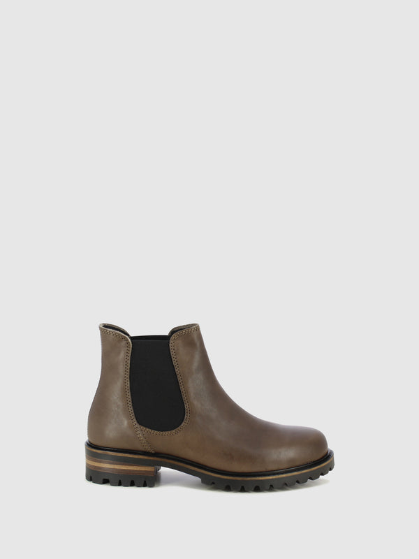 Botins Chelsea em Taupe
